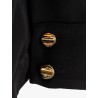 Viscose shirt with gold metal button