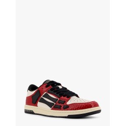 Snake skel top low leather sneakers with iconic bones