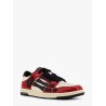 Snake skel top low leather sneakers with iconic bones