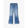 D-hush partially organic cotton flared jeans with back logo patch