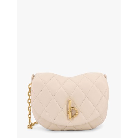 Rocking horse quilted leather shoulder bag