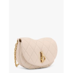 Rocking horse quilted leather shoulder bag