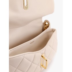 Rocking horse quilted leather shoulder bag