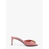 Patent leather sandals