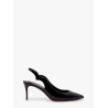 Hot chick patent leather slingback