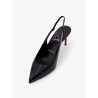 Hot chick patent leather slingback