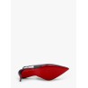 Hot chick patent leather slingback
