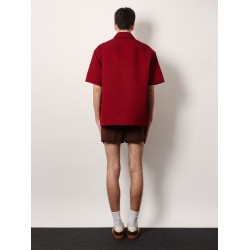 Gg jacquard oversize cotton shirt