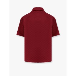 Gg jacquard oversize cotton shirt