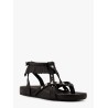 Flat leather sandals