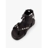 Flat leather sandals