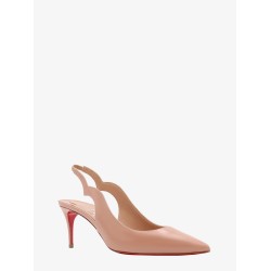 Hot chick patent leather slingback