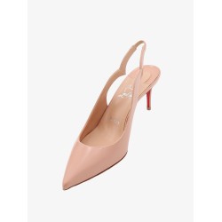 Hot chick patent leather slingback