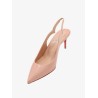 Hot chick patent leather slingback