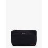 Nylon beauty case with metal logo