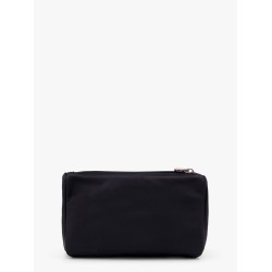Nylon beauty case with metal logo
