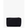 Nylon beauty case with metal logo