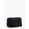 Nylon beauty case with metal logo