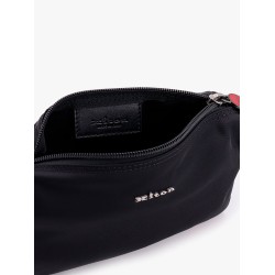 Nylon beauty case with metal logo