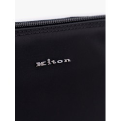 Nylon beauty case with metal logo