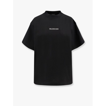 Cropped t-shirt with logo embroidery