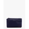 Nylon beauty case with metal logo