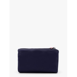 Nylon beauty case with metal logo