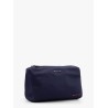 Nylon beauty case with metal logo