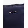 Nylon beauty case with metal logo