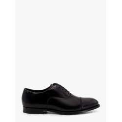 Lace-up leather shoe