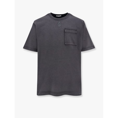 Cotton t-shirt with frontal iconic skull