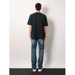 Cotton t-shirt with frontal iconic skull