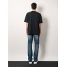 Cotton t-shirt with frontal iconic skull