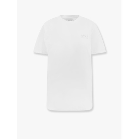Cotton t-shirt with back glittered print