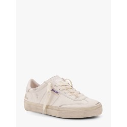 Soul star low-top leather sneakers with used effect