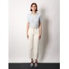 Ff cashmere and wool polo shirt