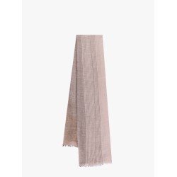 Silk and linen scarf