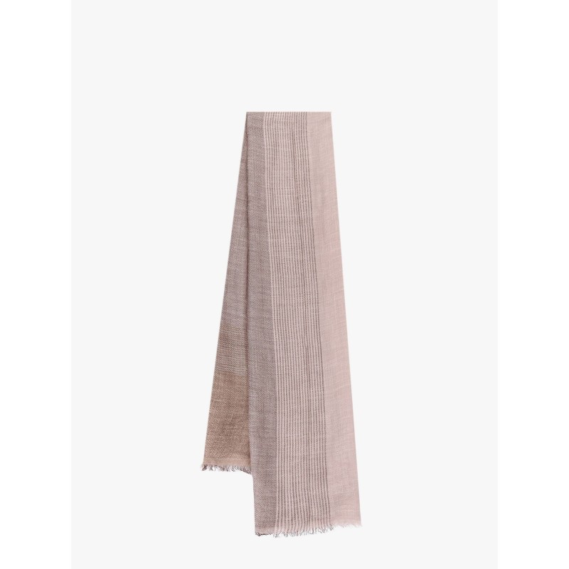 Silk and linen scarf