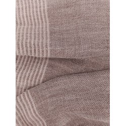 Silk and linen scarf