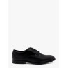 Lace-up patent leather shoe