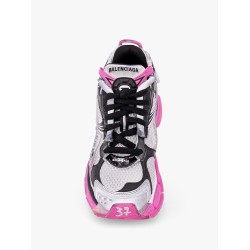 Mesh and nylon low-top sneakers