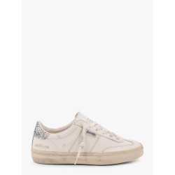Soul star low-top leather sneakers with used effect