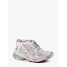 Mesh and nylon low-top sneakers