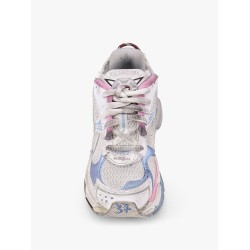 Mesh and nylon low-top sneakers