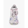 Mesh and nylon low-top sneakers