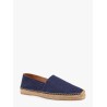 Denim espadrillas with lateral stitching