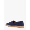 Denim espadrillas with lateral stitching