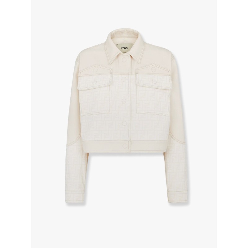 Ff off white denim jacket