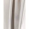 Silk long skirt with deep slit