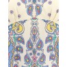 Viscose dress with multicolor print